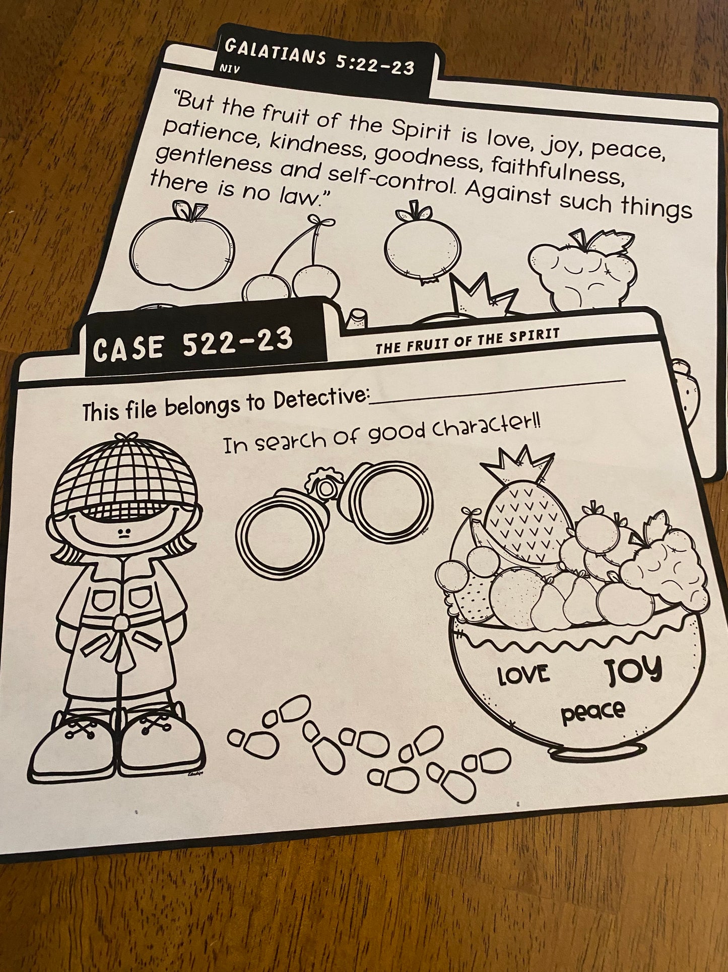 Fruit of the Spirit Bible Lesson