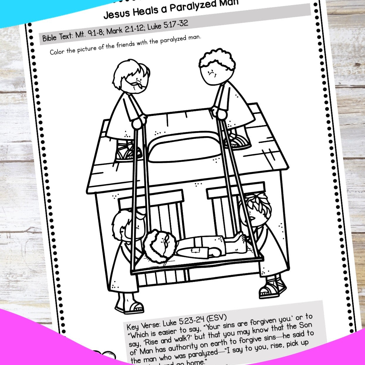 Bible Lessons and Activities Daily Curriculum Old and New Testament Bundle  for Preschool and Kindergarten Students